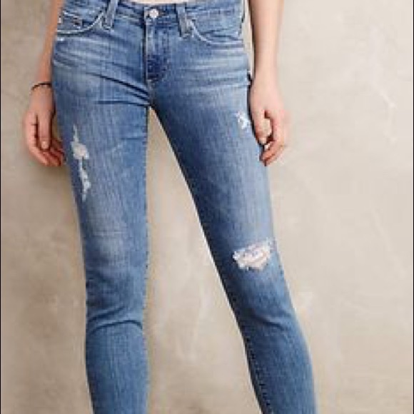 slim straight distressed jeans